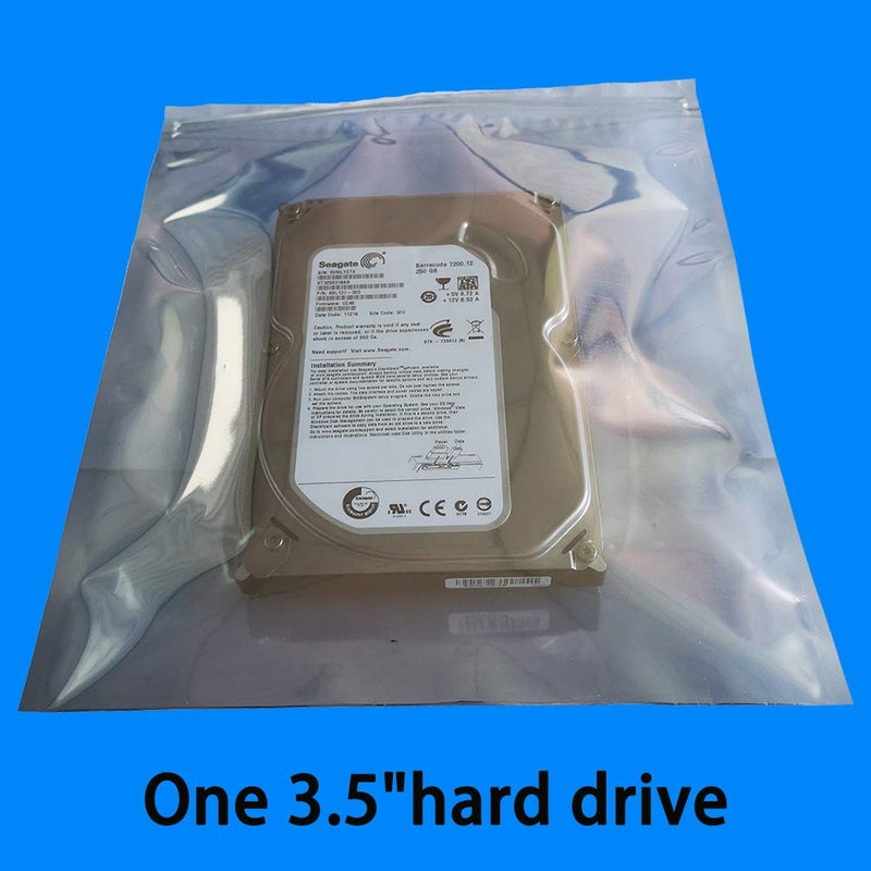 Daarcin 30pcs Large Anti Static Bags,Resealable ESD Bags 8.26x9.45in/21x24cm with Labels for Hard Drive SSD HDD and Electronic Device - Image 3
